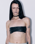 Moulded leather bandeau